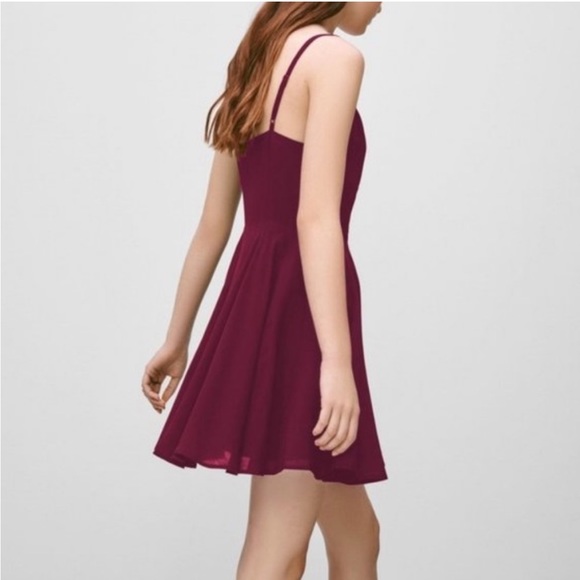 Talula Aritzia Lipinski Skater Dress in Light Pink - Picture 4 of 16